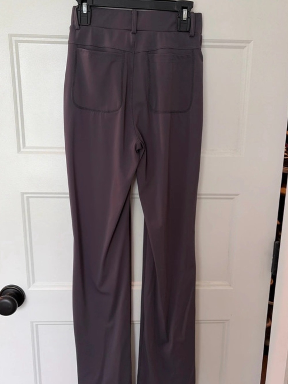 Gray Stretch Straight Leg Pants Size XS - Picture 2 of 3